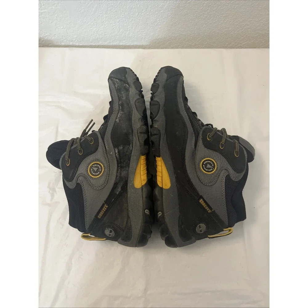 TIMBERLAND Mens Trail Hiking Boot 10.5  Black Gray Gore Tex Ankle 11104 5226